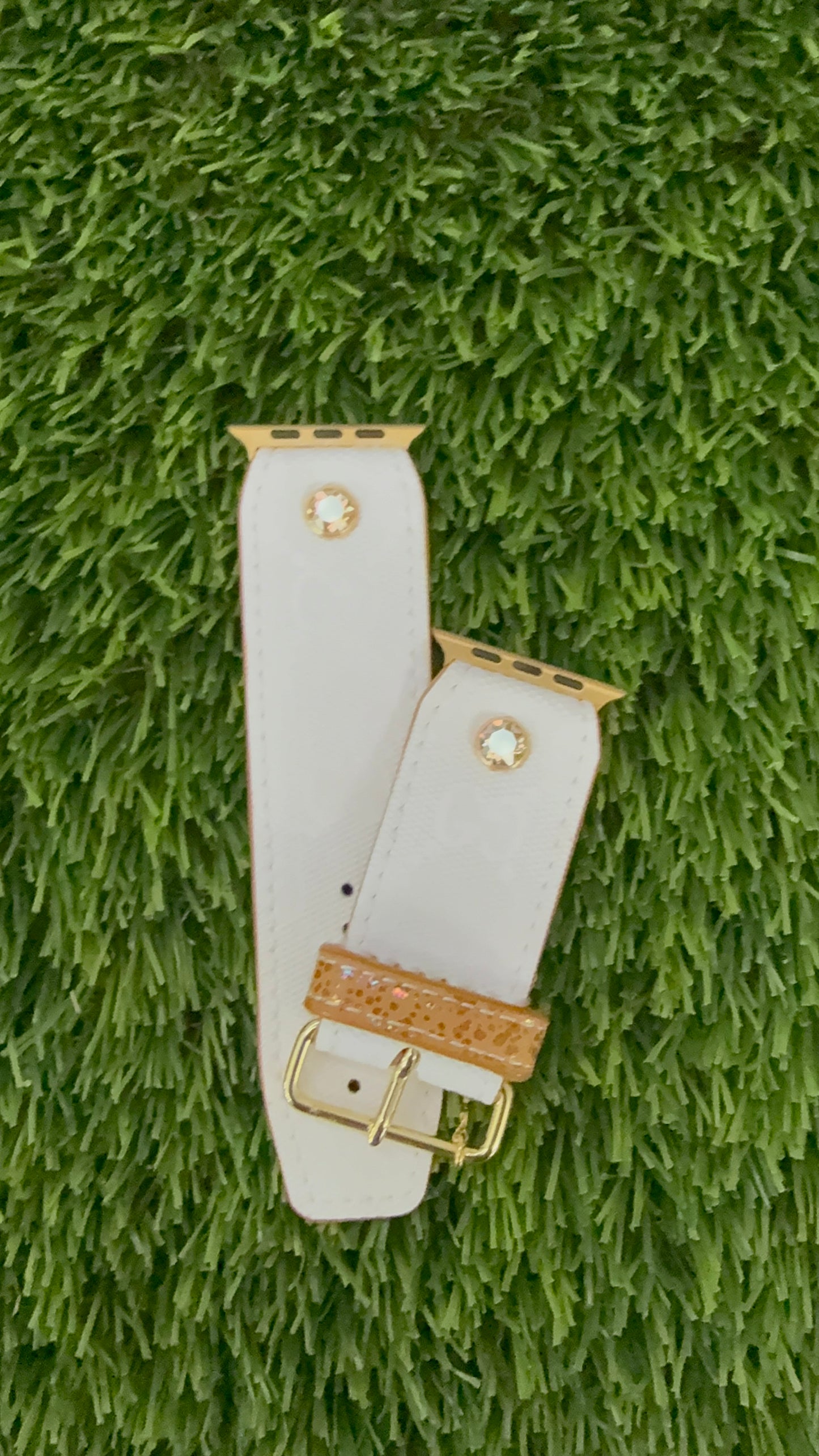 Customizable-Authentic Upcycled White GG Imprime