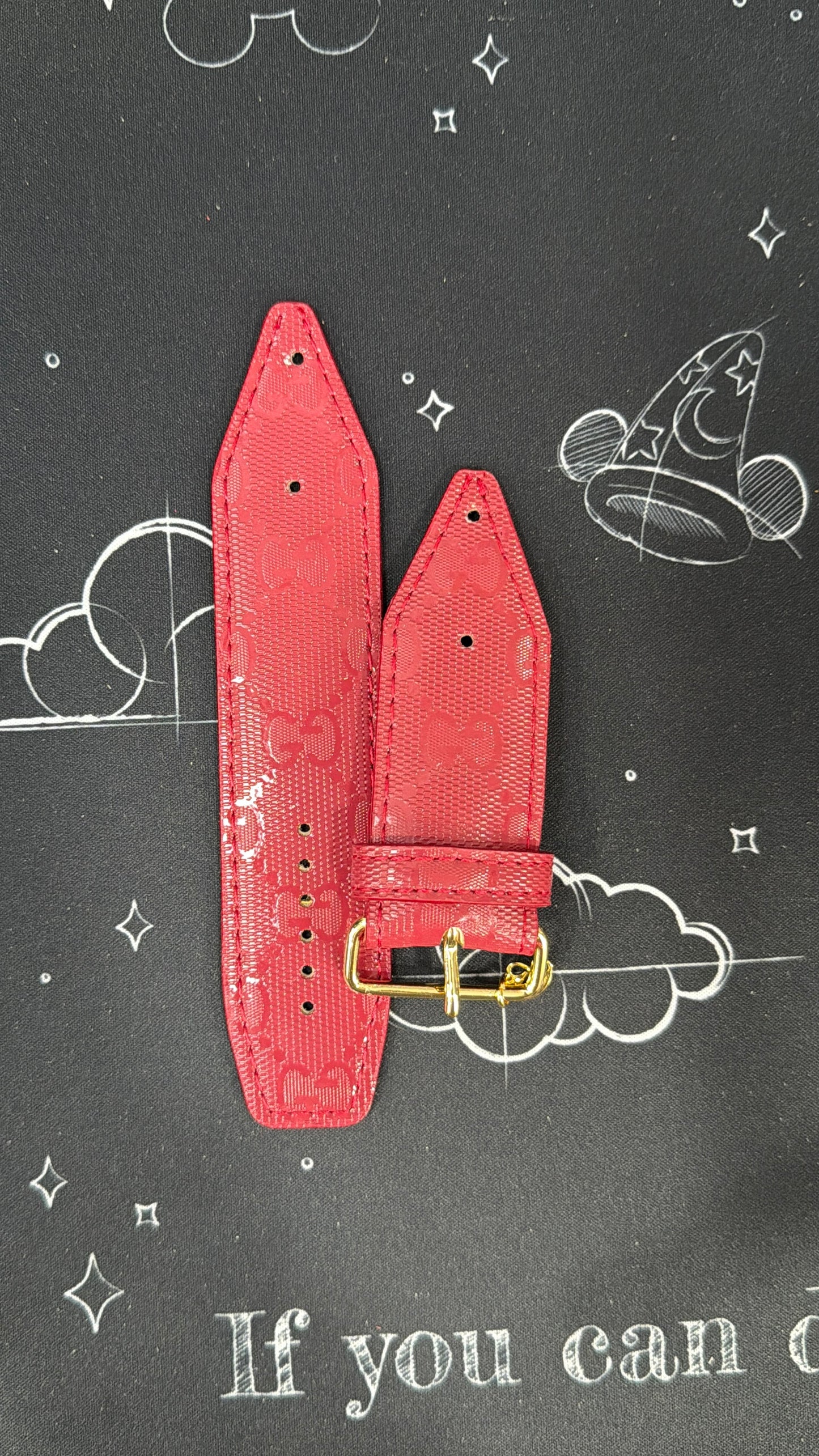 Authentic Upcycled Red GG Imprime