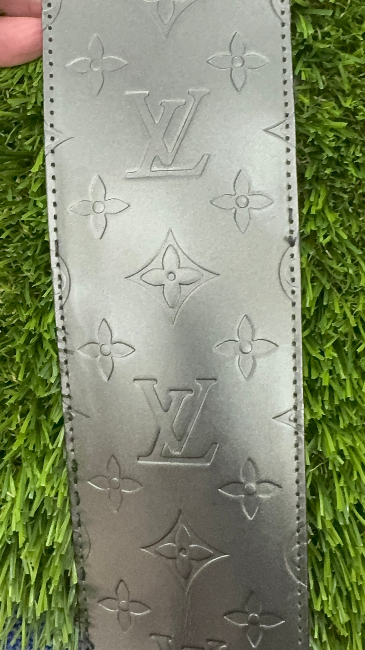 Authentic Upcycled LV Steel Matte Vernis