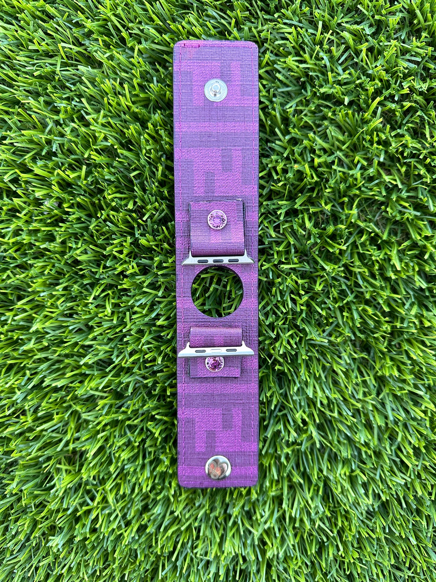 Authentic Upcycled Purple Fendi