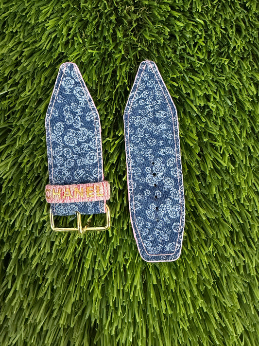 OTD-Authentic Upcycled Chanel Camellia Denim
