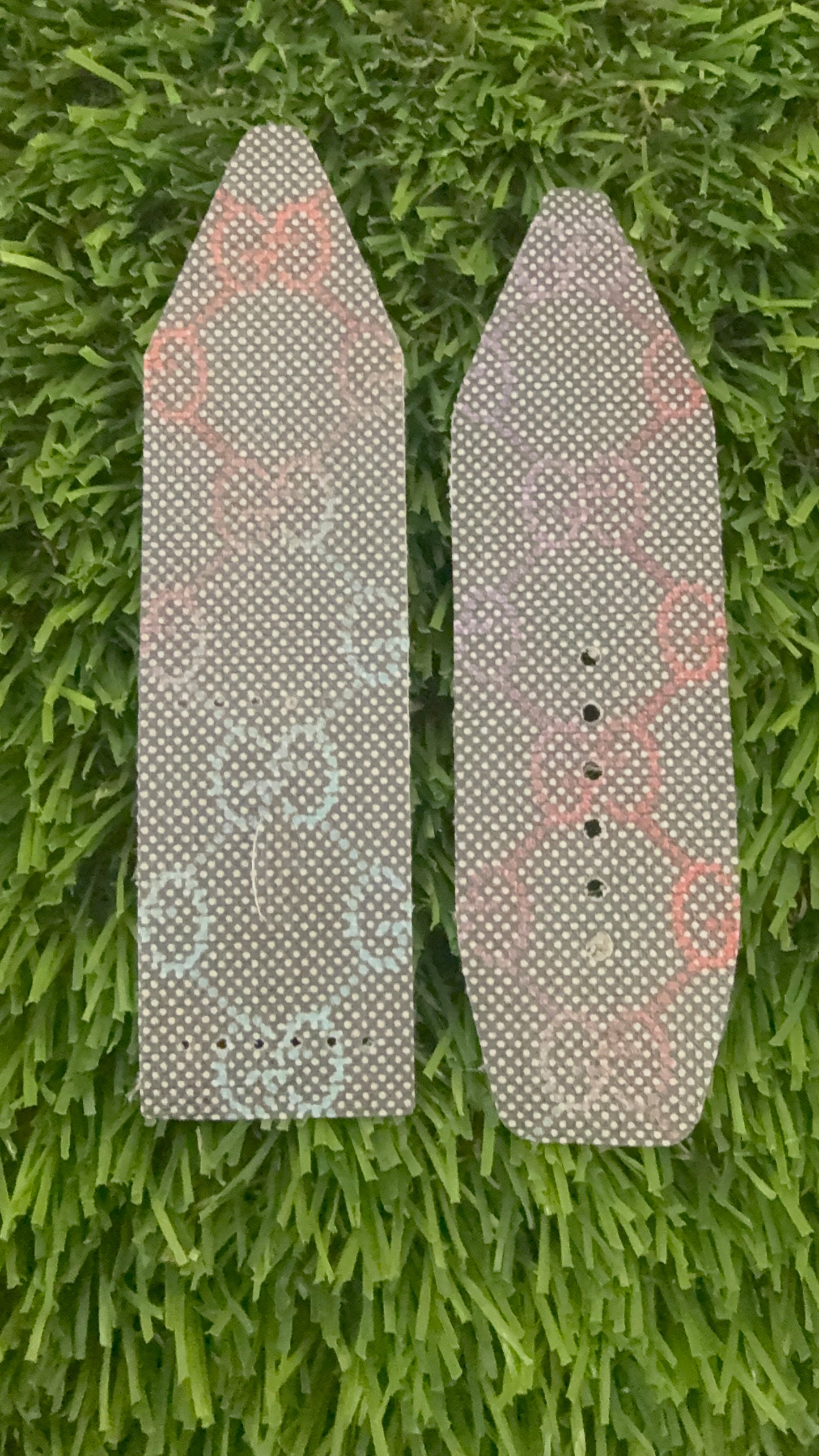 LC-Alpha-Purple/Red/Teal-Authentic Upcycled Multicolored GG