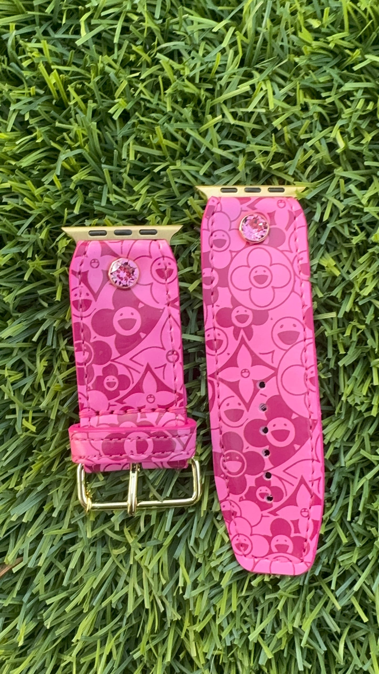 Authentic Upcycled LV Pink Cosmic Blossom