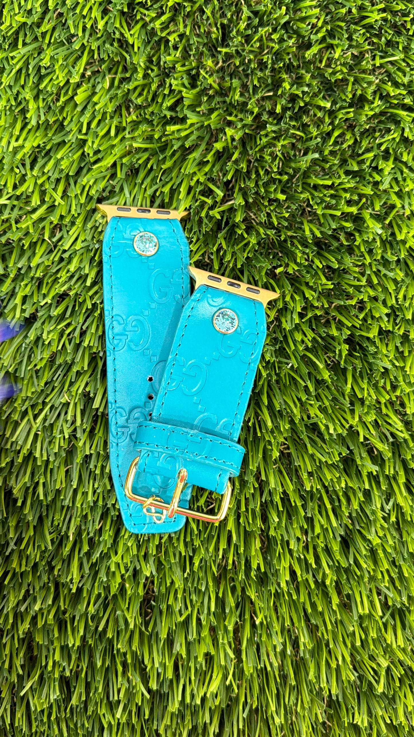 Limited-Authentic Upcycled Deep Teal GG