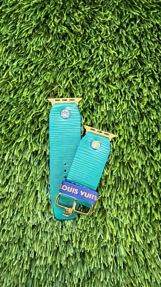 Blemished-Beta-LV Teal Epi Leather with blue