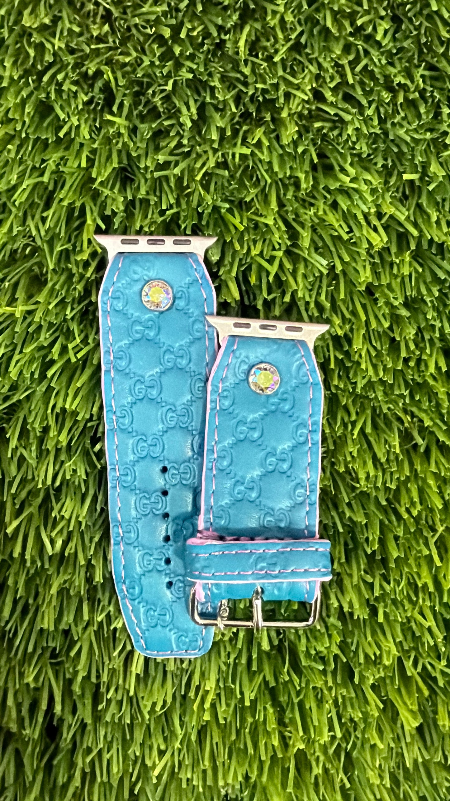 Authentic Upcycled Deep Turquoise Micro GG