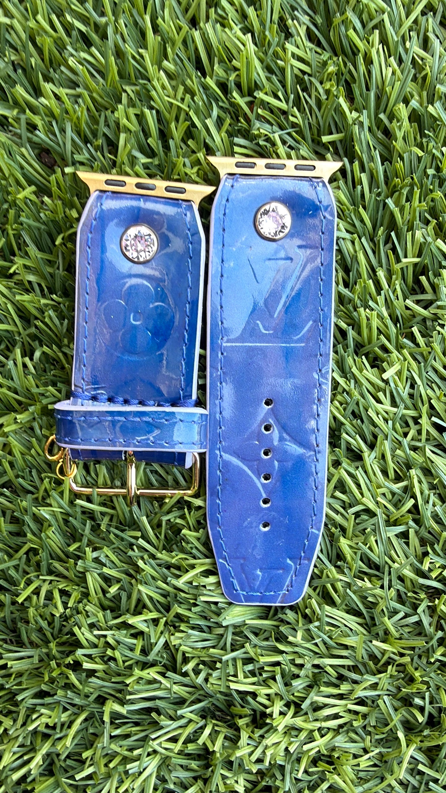 Authentic Upcycled LV "Nebula" Vernis (Blue & Purple)