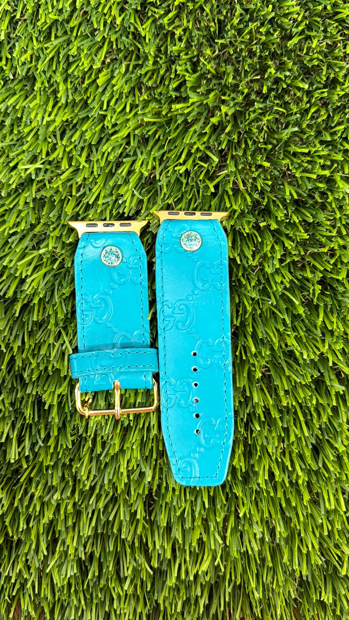 Limited-Authentic Upcycled Deep Teal GG