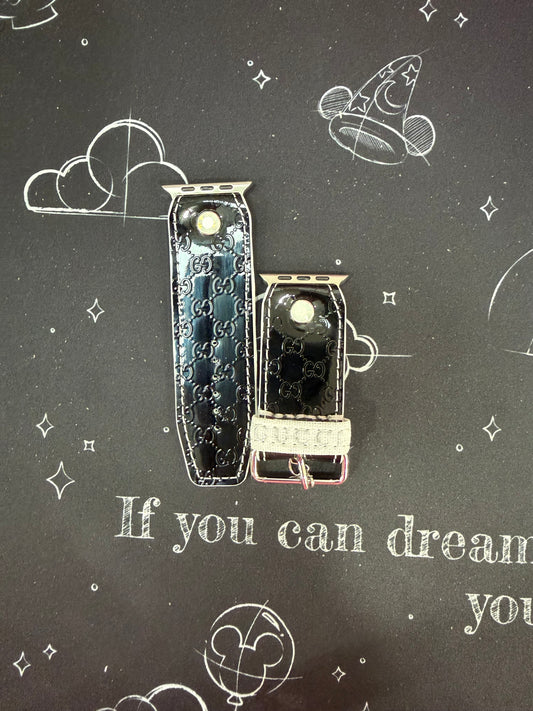 OTD-Beta- Authentic Upcycled Black Patent Micro GG