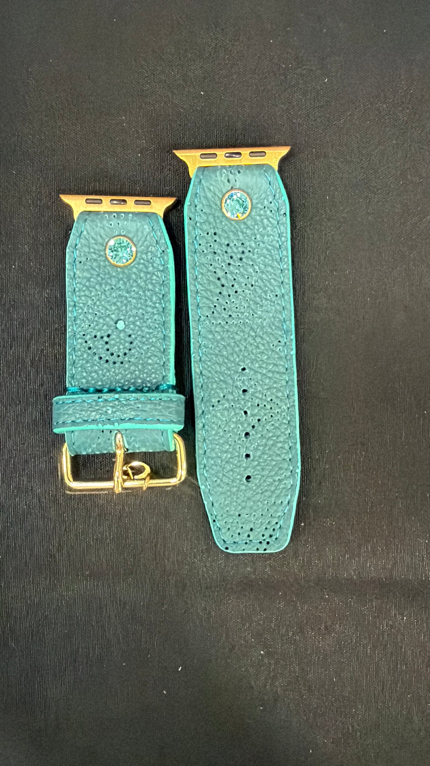 Authentic Upcycled LV Lagon Mahina (Deep Turquoise)