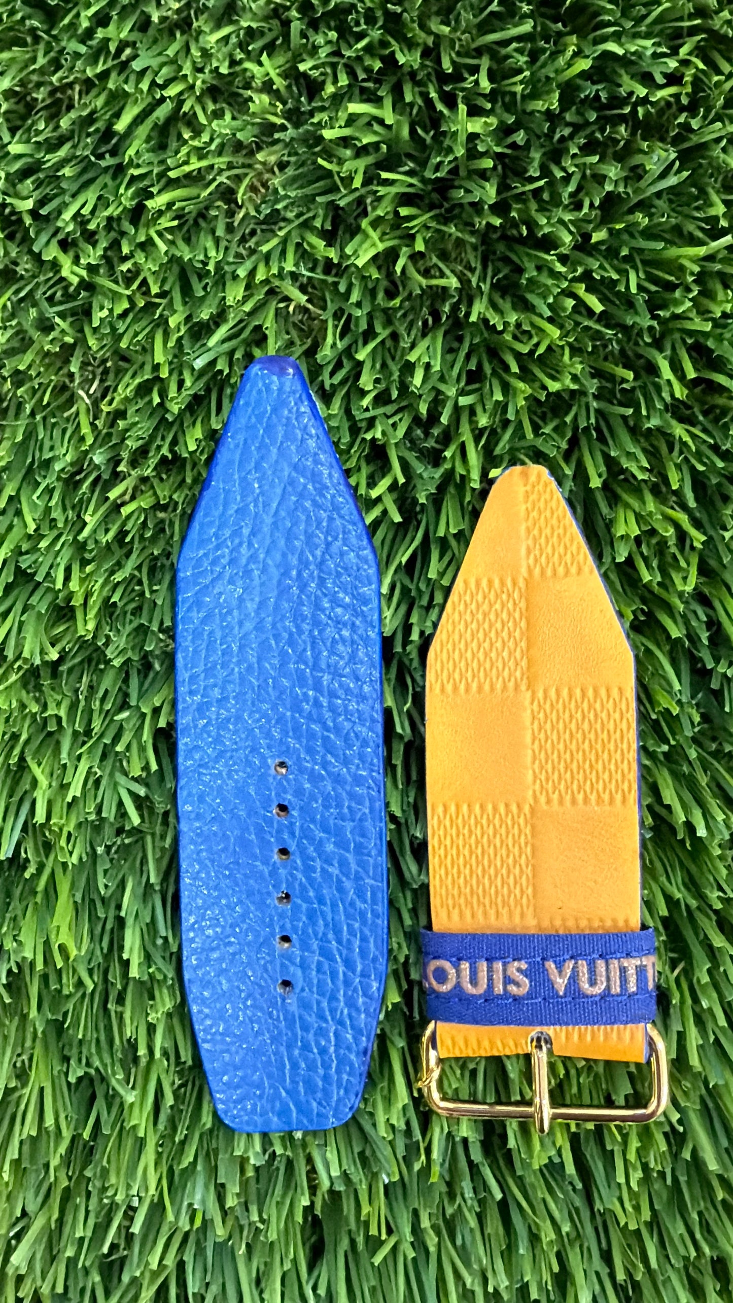 Blemished- OTD-Authentic Upcycled Mustard Damier Infini