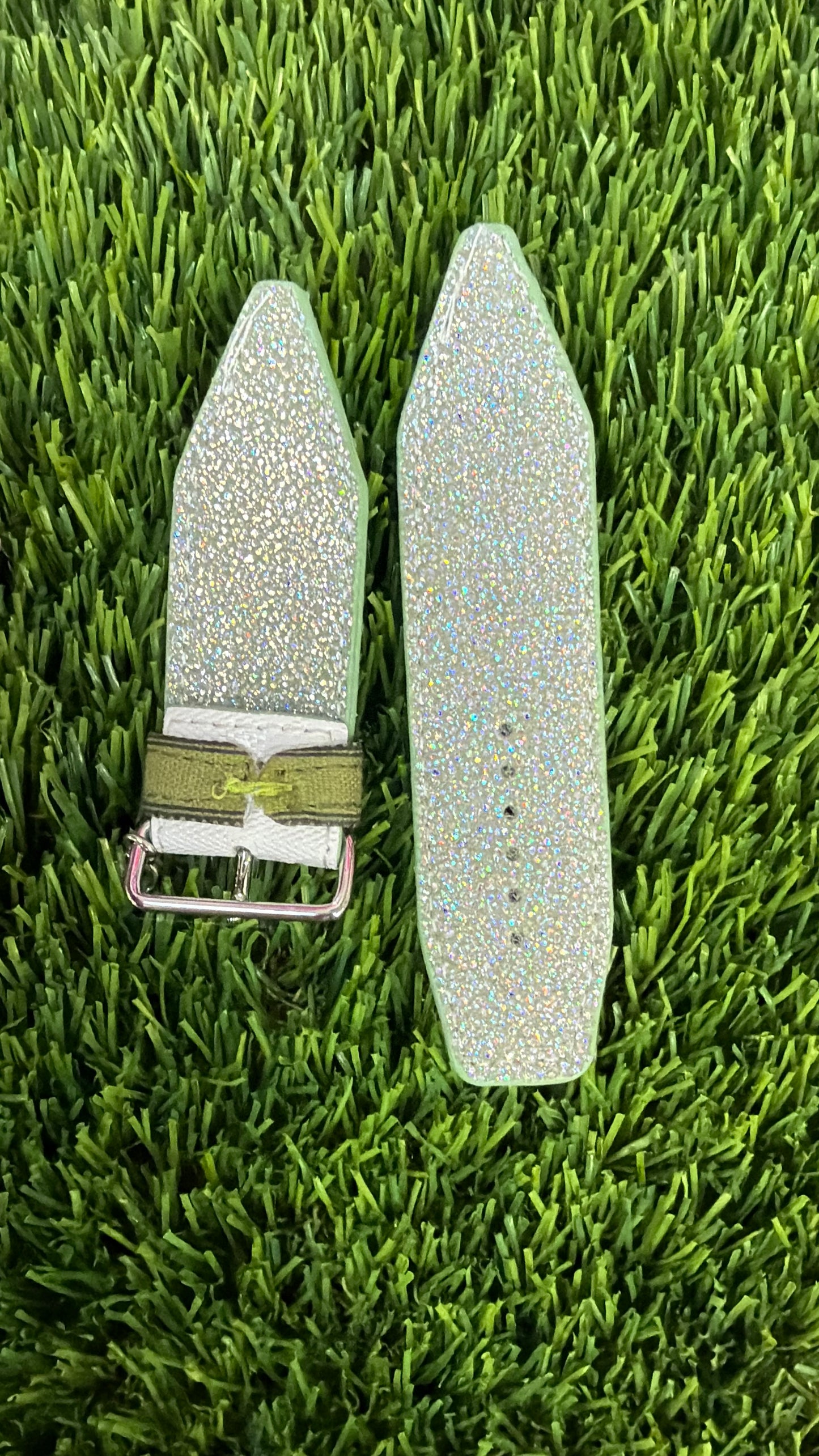 OTD-Authentic Upcycled White GG Imprime with Mint