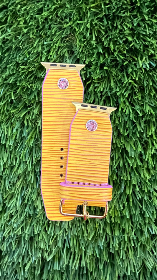 OTD-LV Tassili Yellow Vintage Epi Leather with Bubblegum Pink