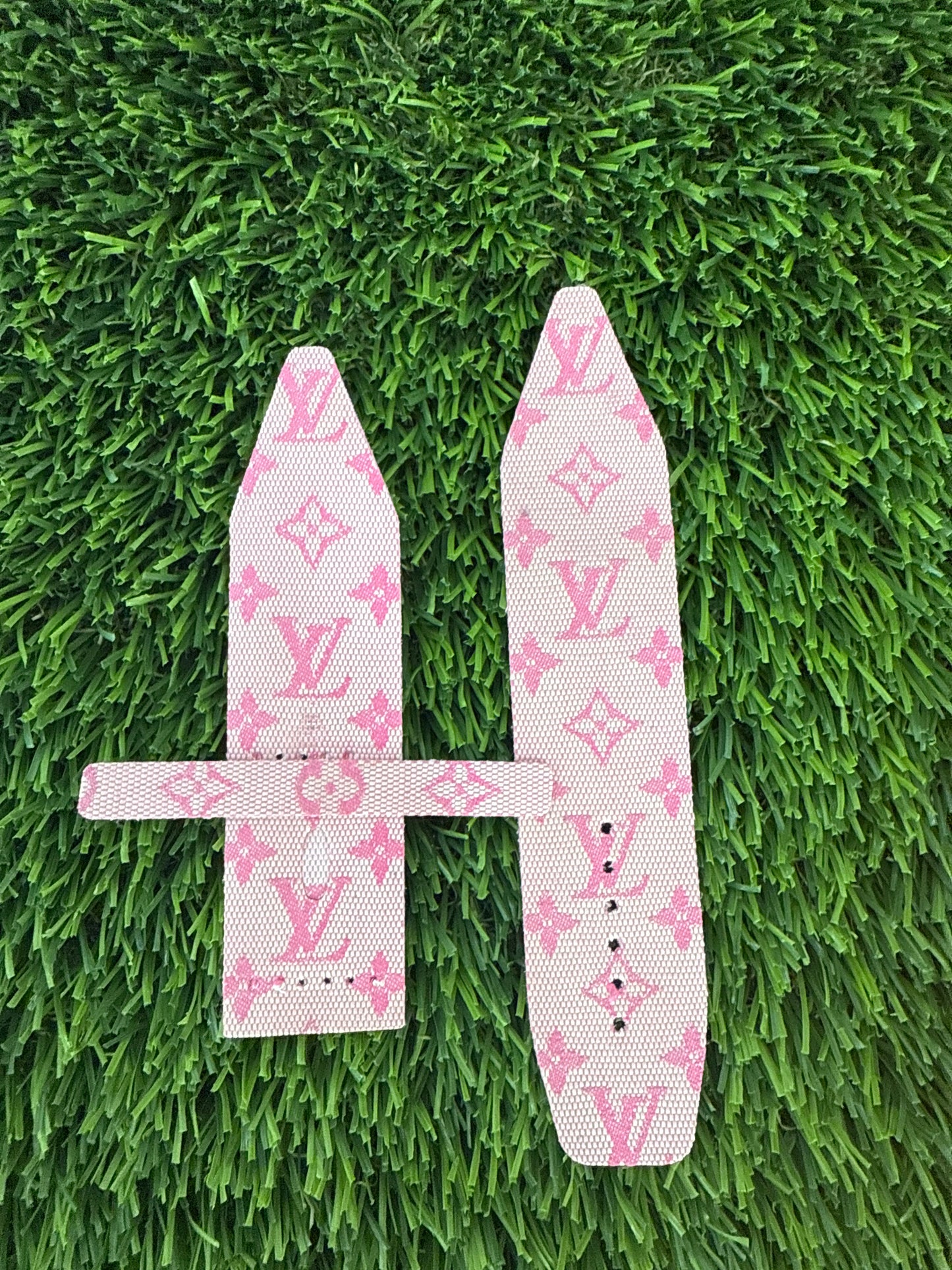 Blemish (Discoloration) LC-Gamma Authentic Upcycled Pretty in Pink LV Mini Lin