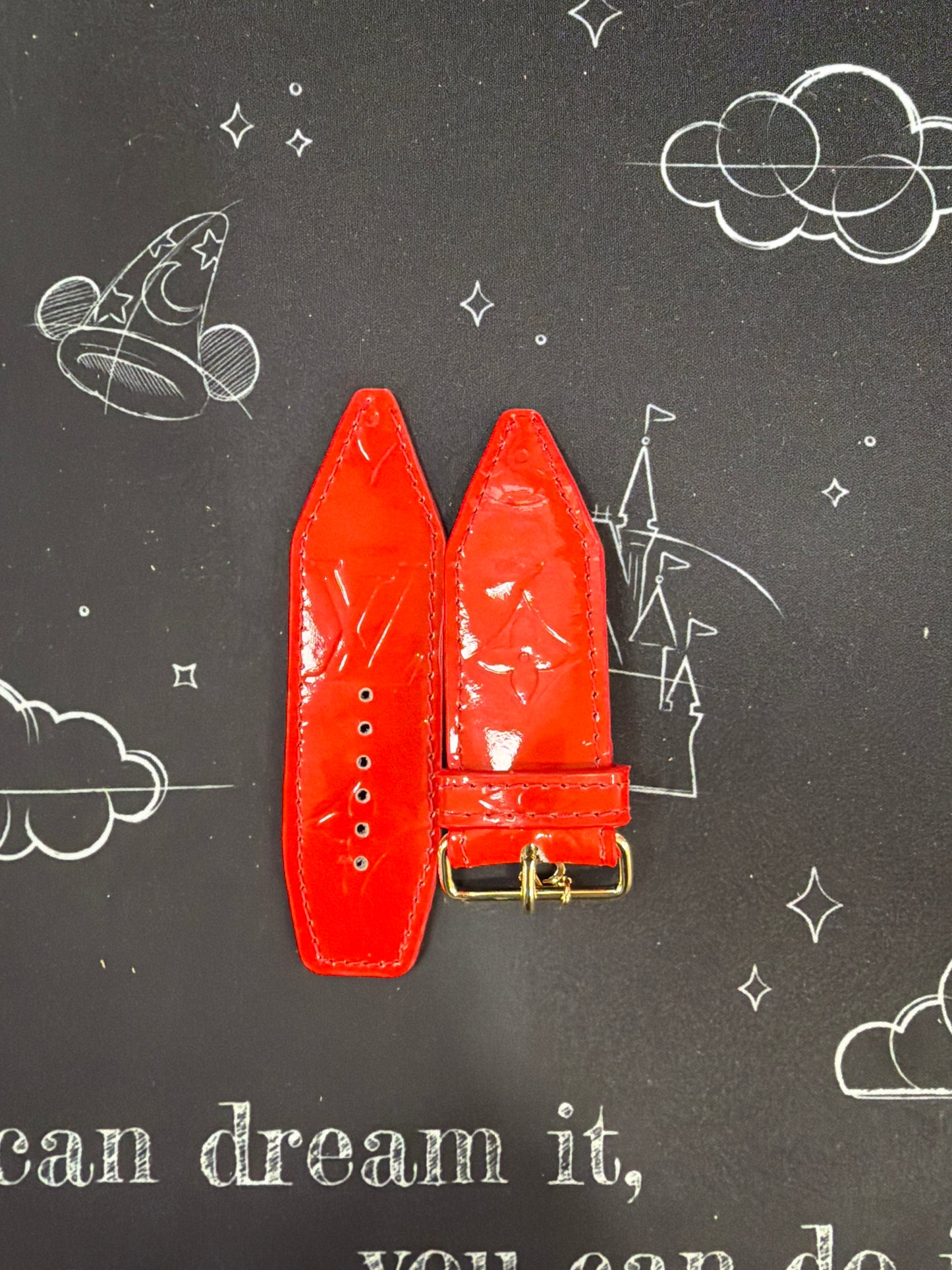 OTD-Alpha-Authentic Upcycled LV Red Vernis