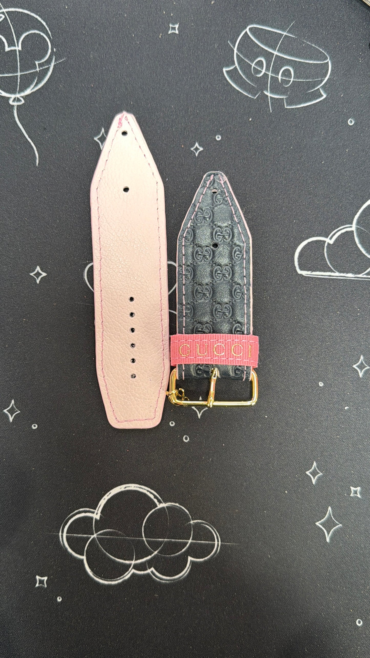 OTD-Authentic Upcycled Navy Micro GG w/Pink