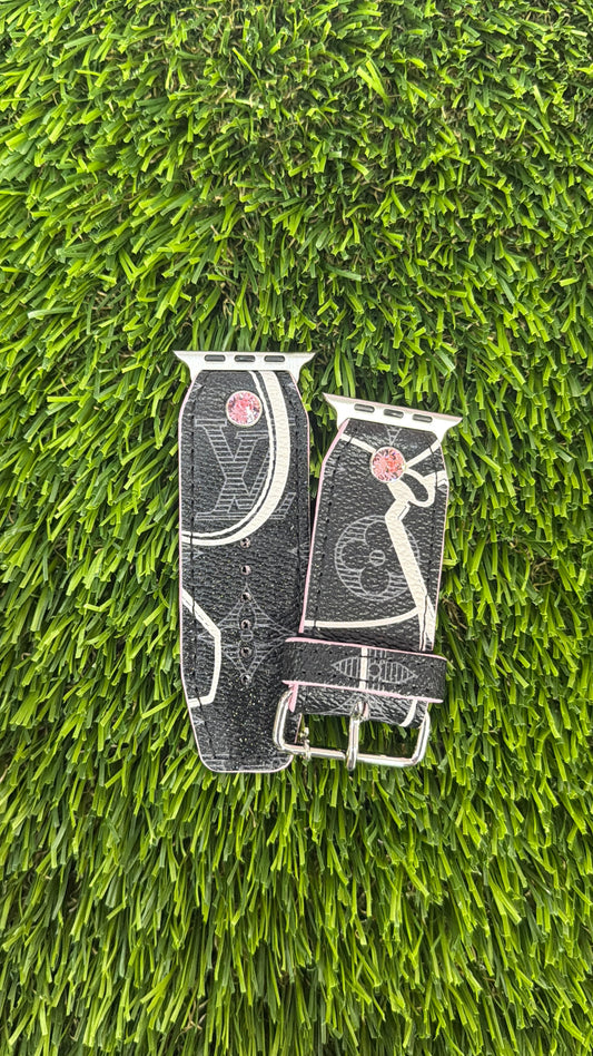 OTD-Alpha-Authentic Upcycled Rare Black and Gray Shadow LV Monogram w/Vivi