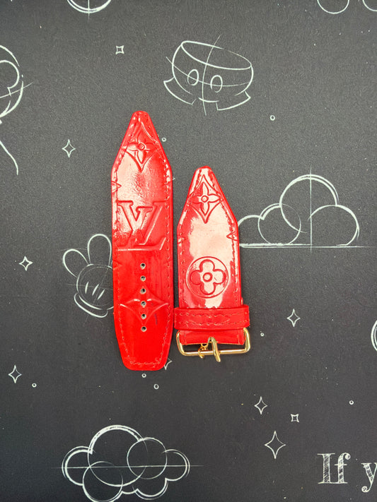 Blemished-OTD-Authentic Upcycled Grenadine LV Vernis-Beta Sized