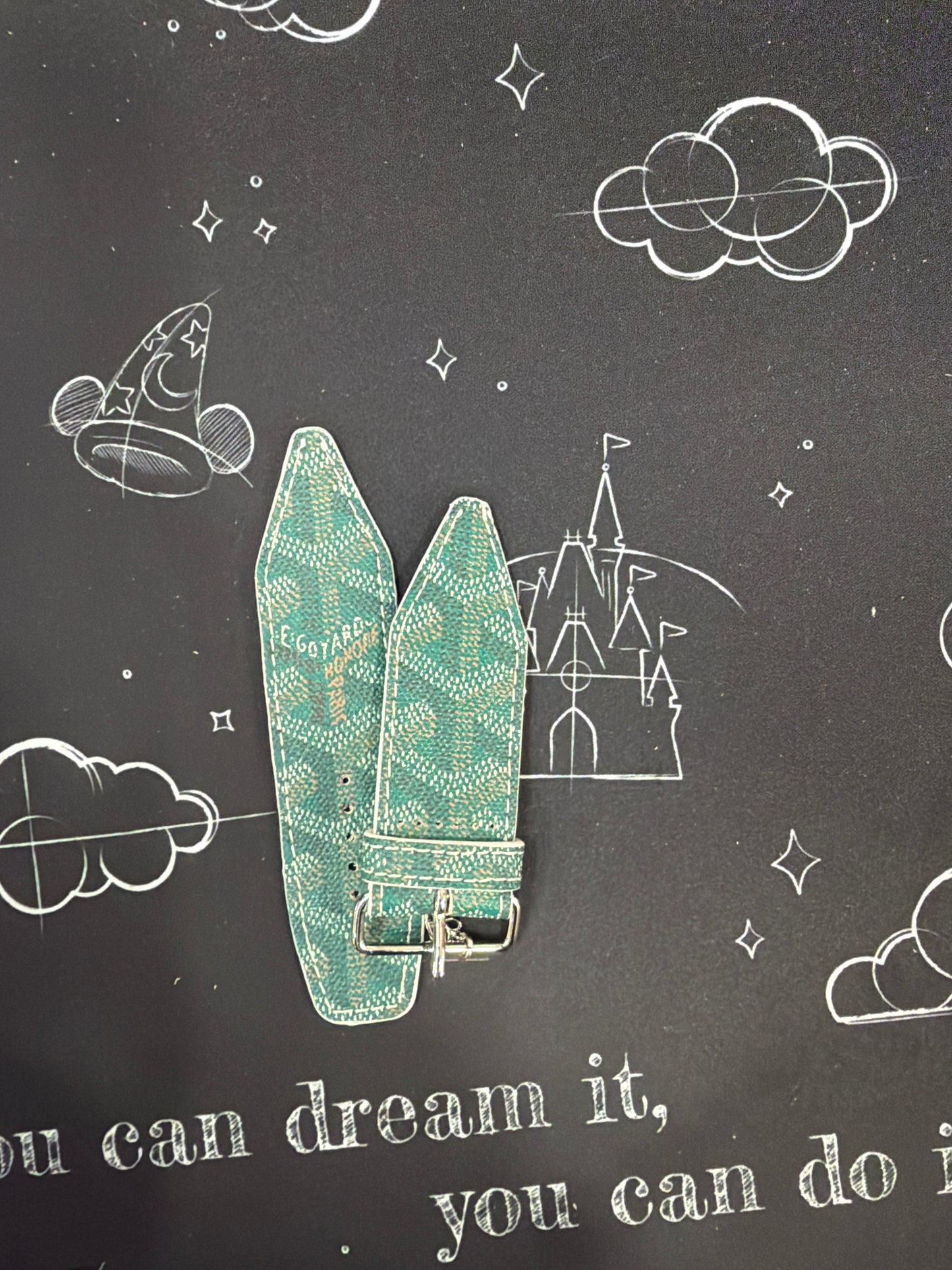 Blemished- Beta Authentic Upcycled Green Goyard