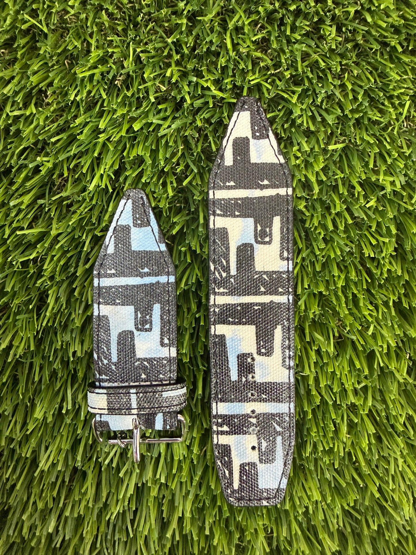 OTD-Authentic Upcycled Cloudy (Black,Blue and White Fendi)