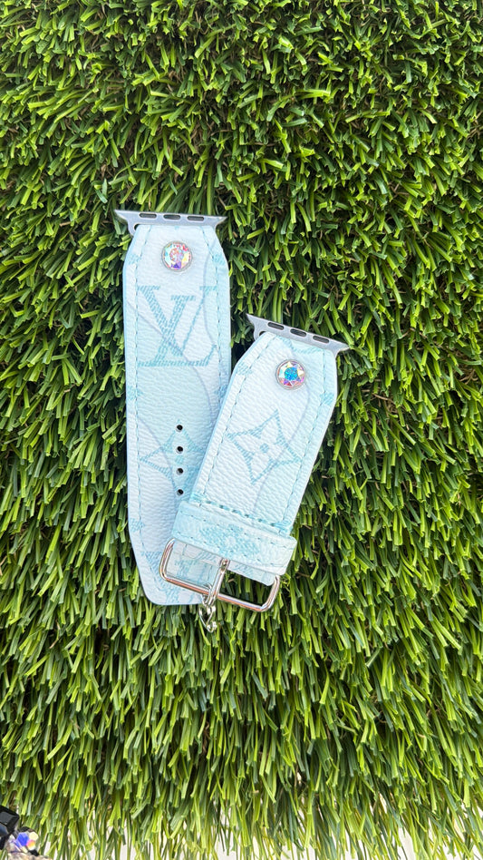 Authentic Upcycled Limited Edition Louis Vuitton Aquagarden (Light Blue)