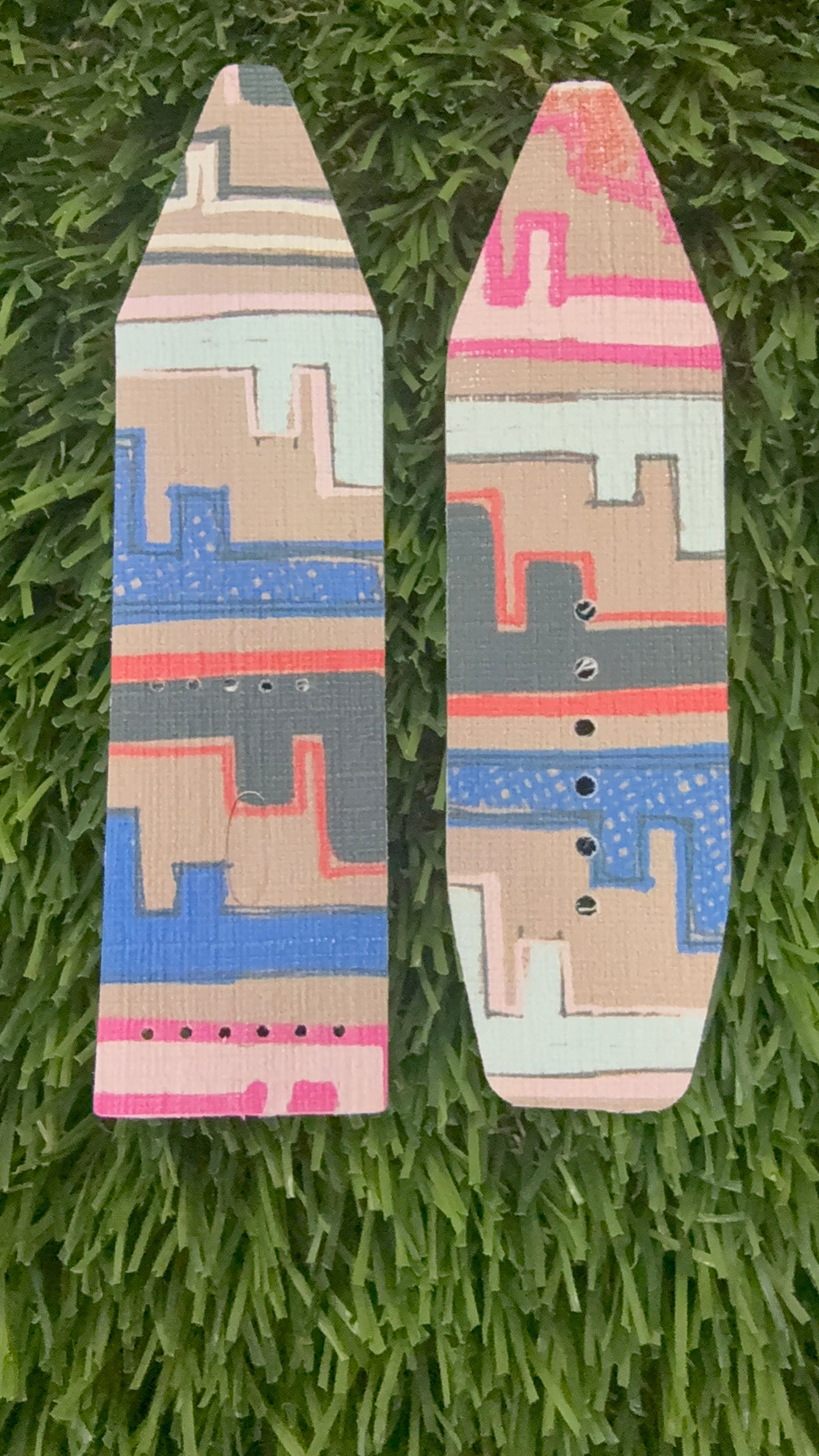 LC-Alpha-Mint-Authentic Upcycled Tan Colorful Fendi
