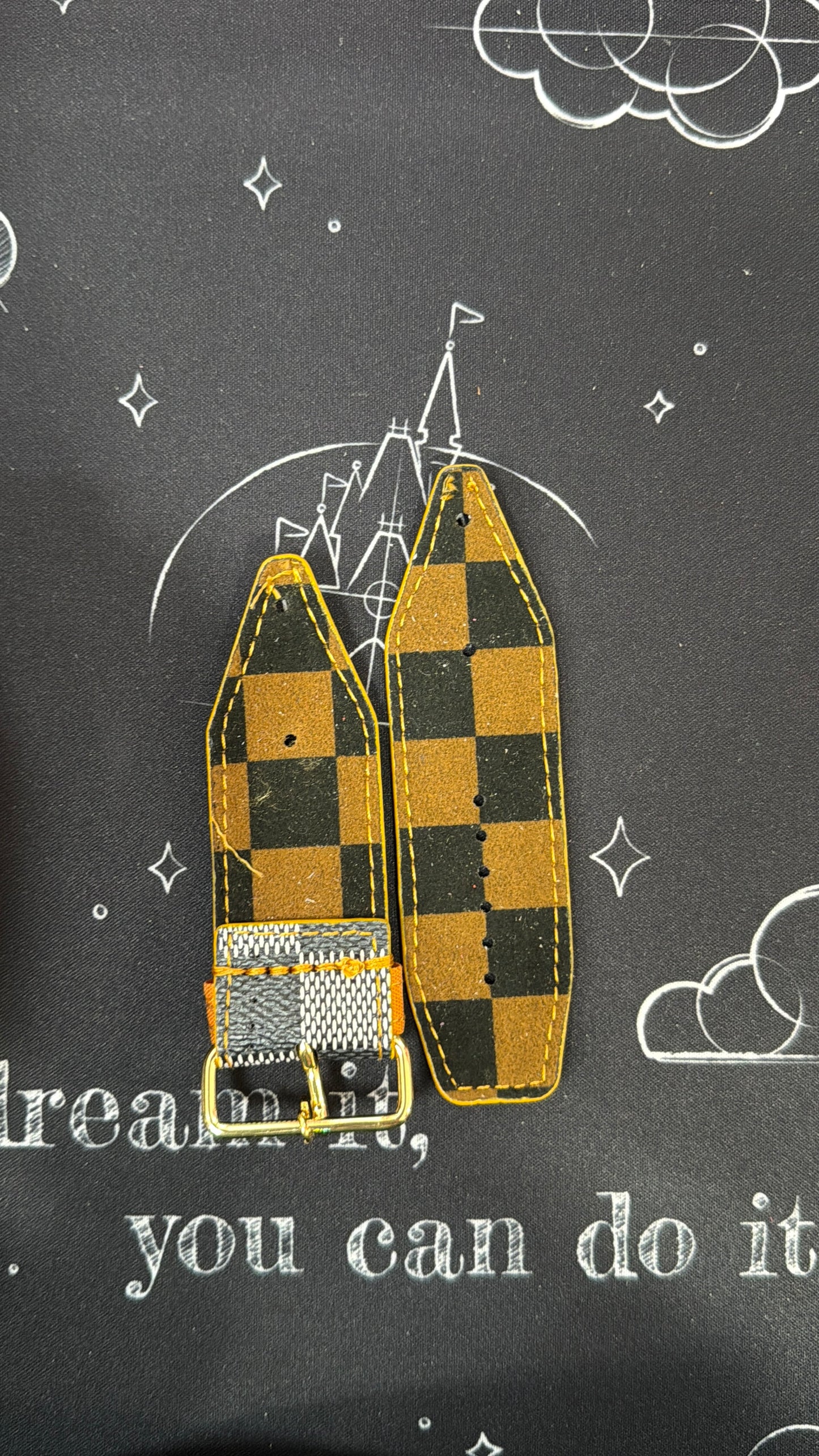 Auténtico LV Damier Azur