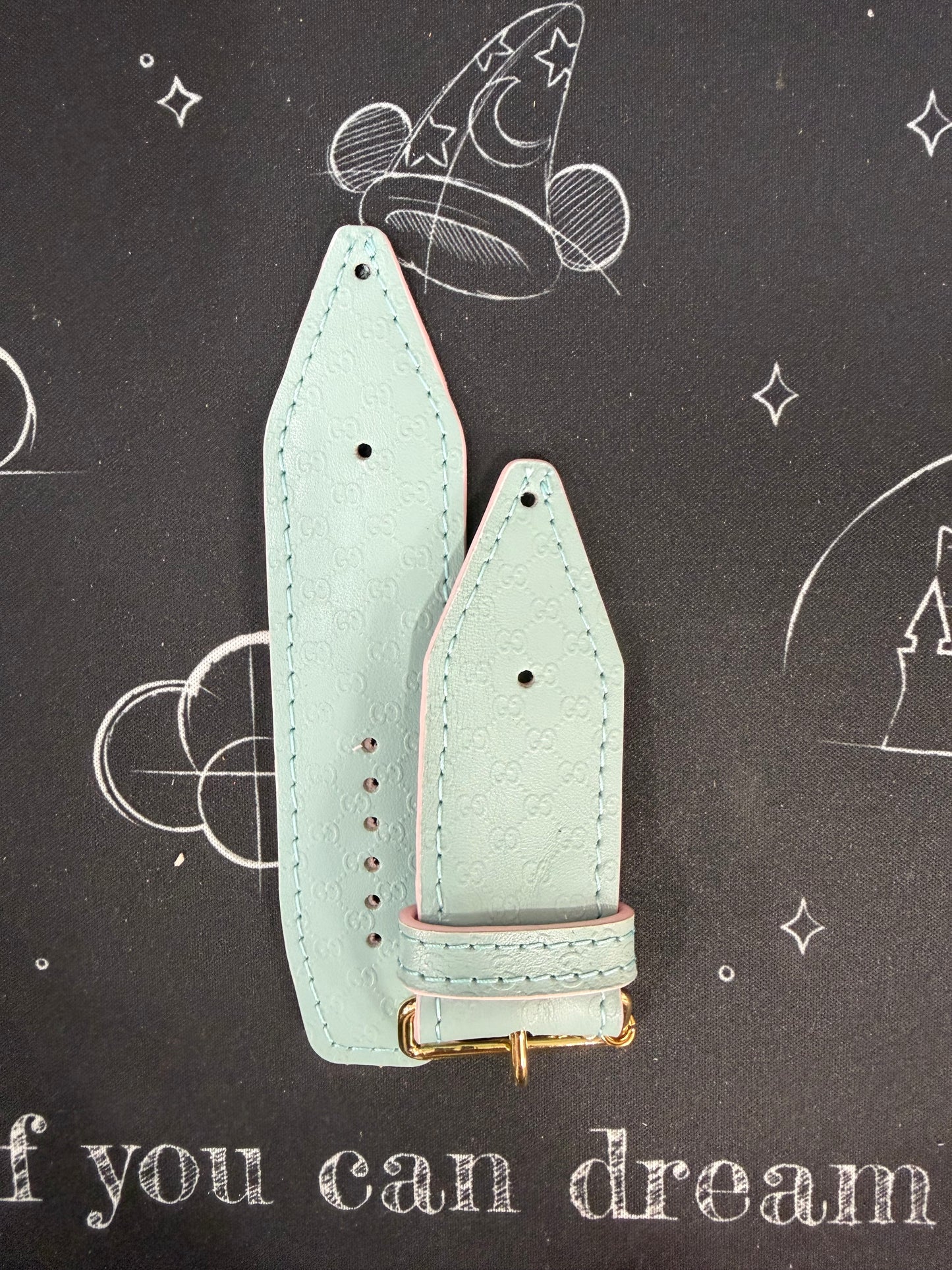 Blemished- Beta (1)-Authentic Upcycled Ultra Micro GG Mint Leather