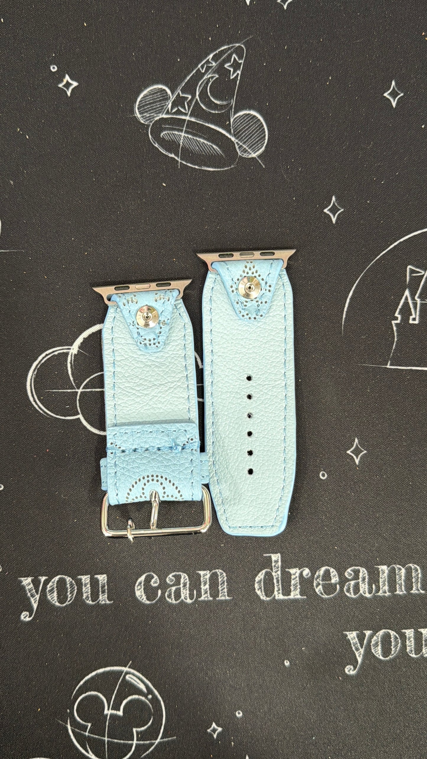 Rare- Authentic Upcycled LV Ice Blue Mahina