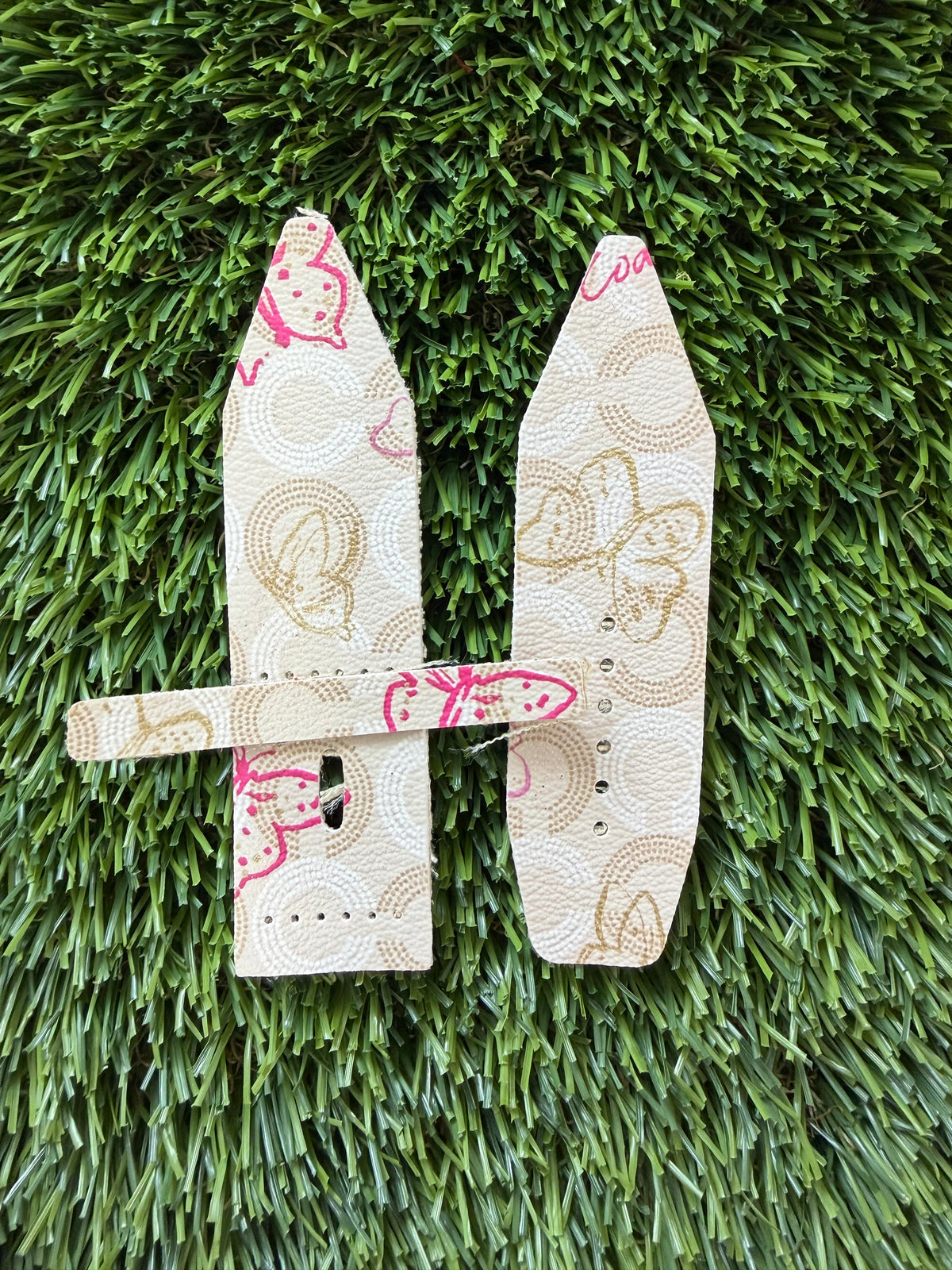 LC-Alpha 1- Gold no logo-Authentic Upcycled Coach Pink & Gold Butterflies