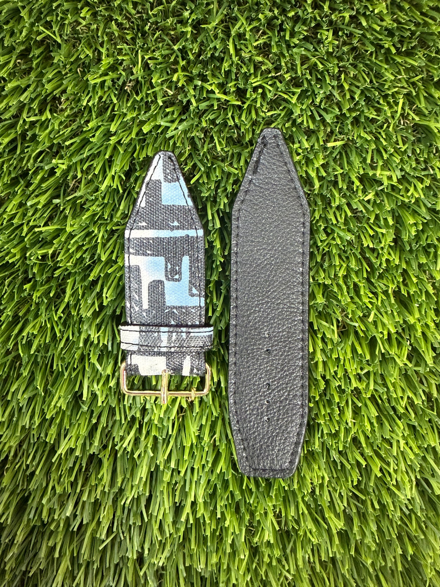 OTD-Authentic Upcycled Cloudy (Black,Blue and White Fendi)