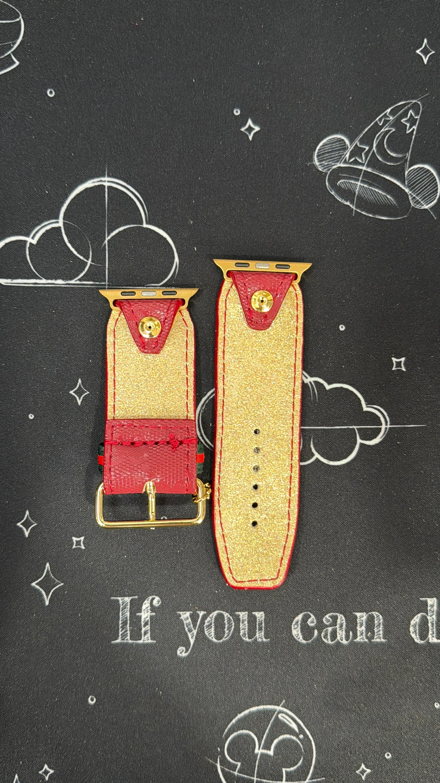 Authentic Upcycled Red GG Imprime