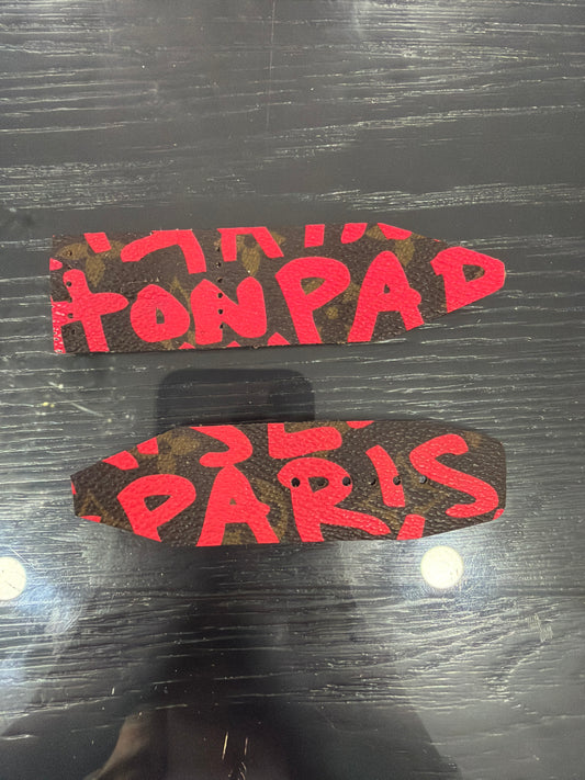 LC- Alpha-Paris 2-Authentic Upcycled Pink LV Graffiti