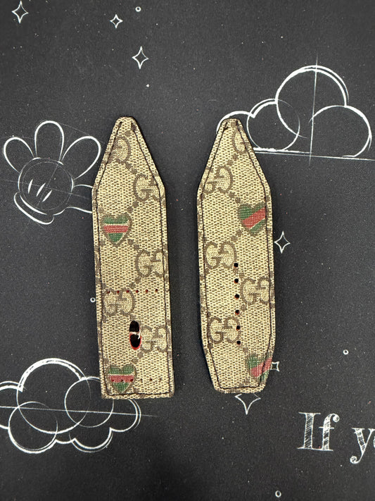 Blemished-Alpha-Authentic Upcycled Rare GG Christmas Hearts