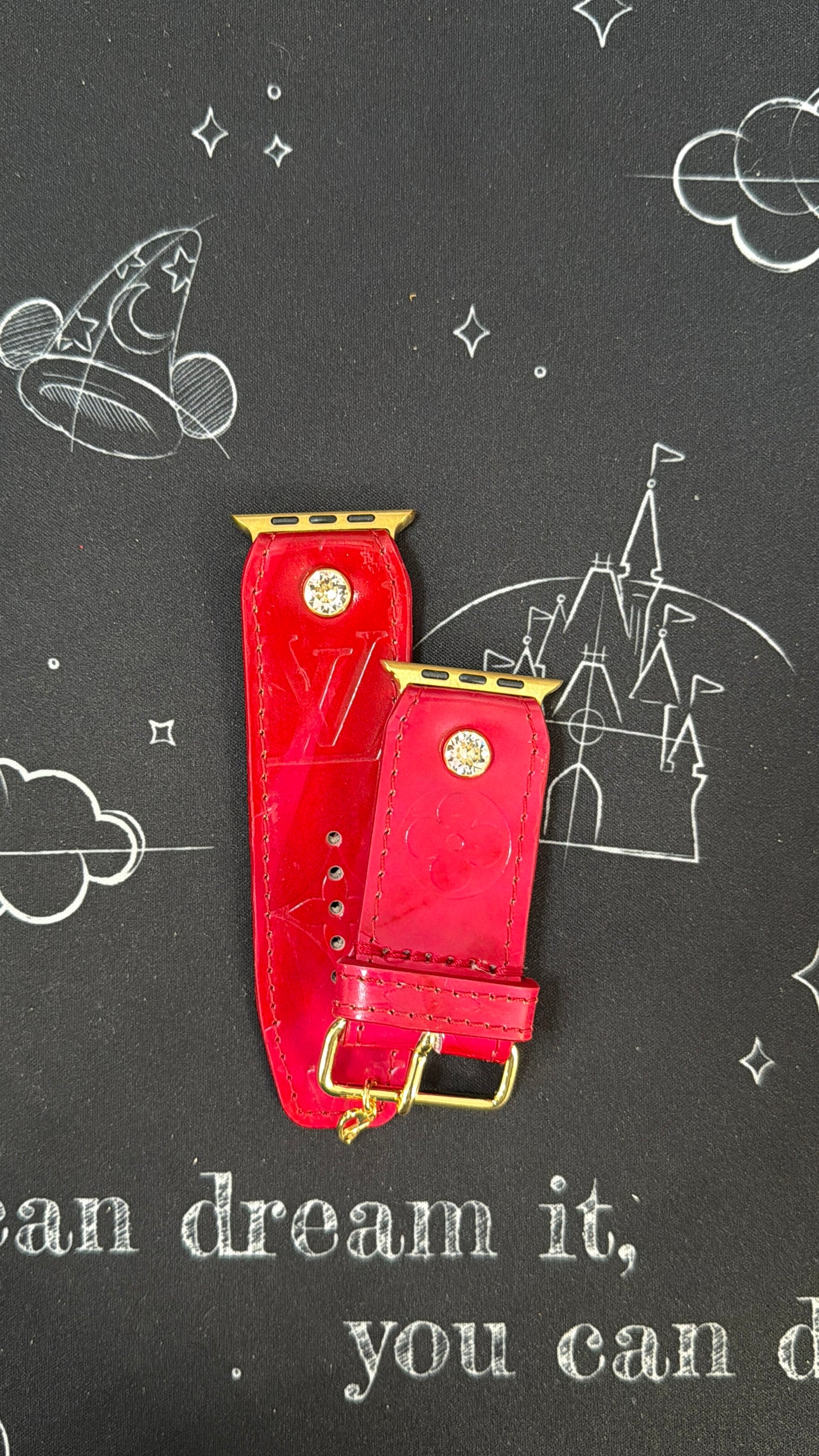 OTD-Authentic Upcycled LV "Ruby" Vernis-Beta Size