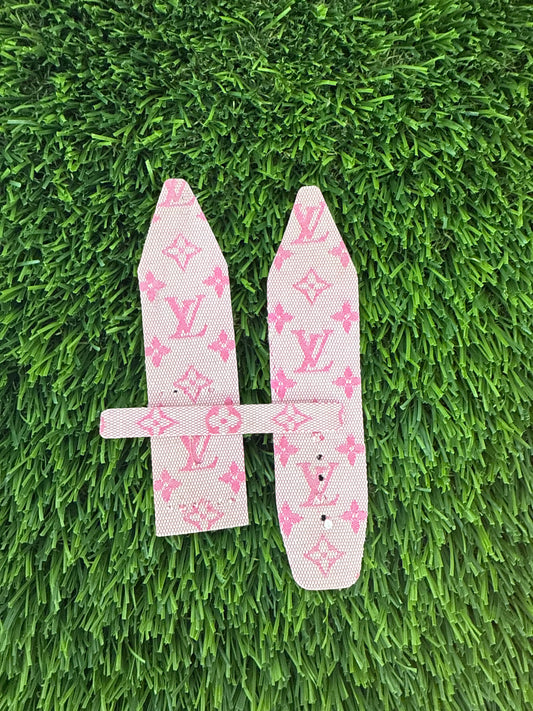 Blemish (Discoloration) LC-Beta-2nd cut-Authentic Upcycled Pretty in Pink LV Mini Lin