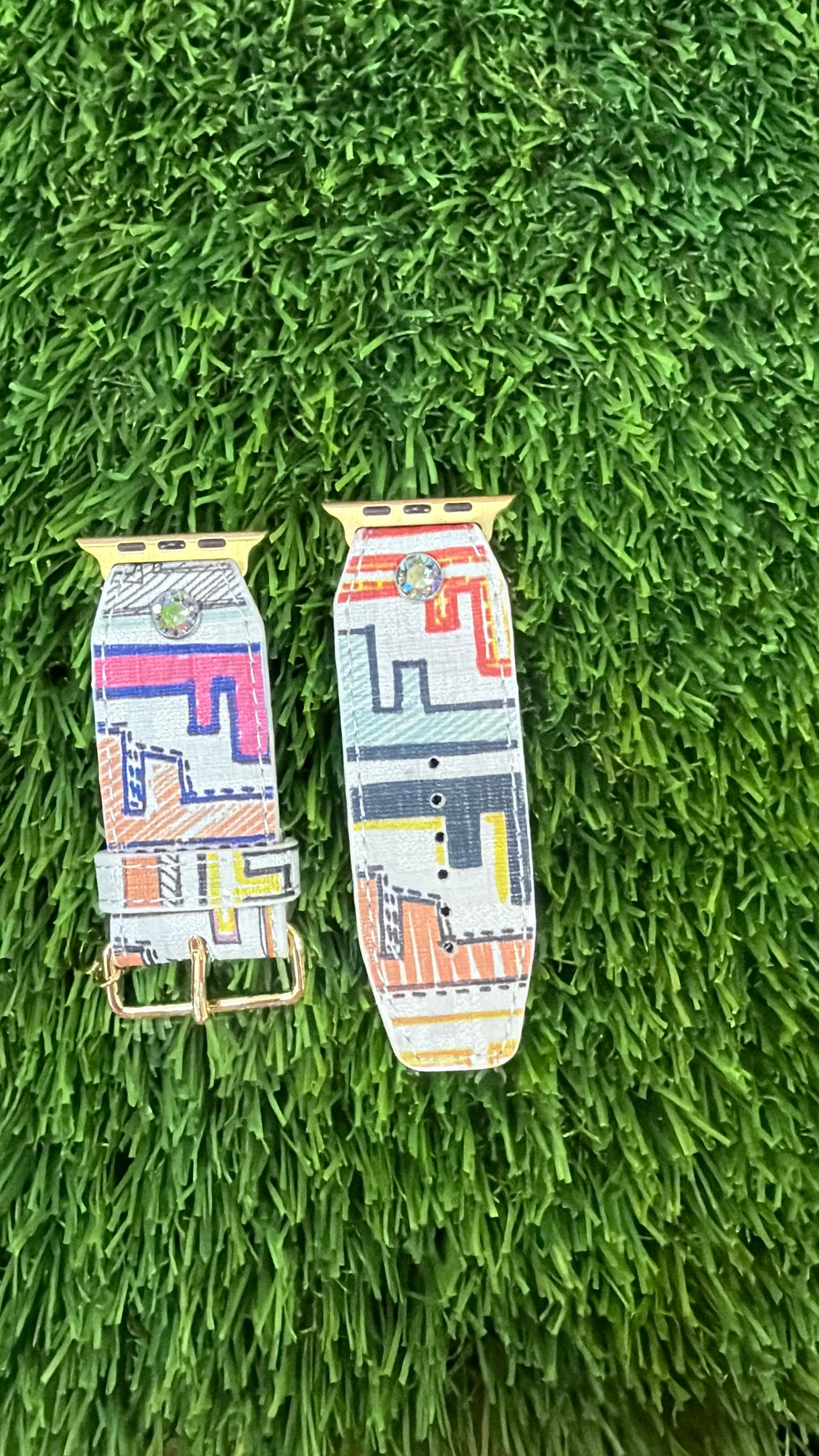 OTD- Alpha- Ivory-Authentic Upcycled Colorful White Fendi