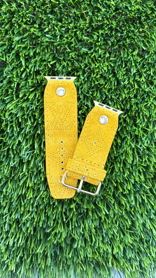 OTD-Beta-Authentic Upcycled LV Suede Mustard Mahina