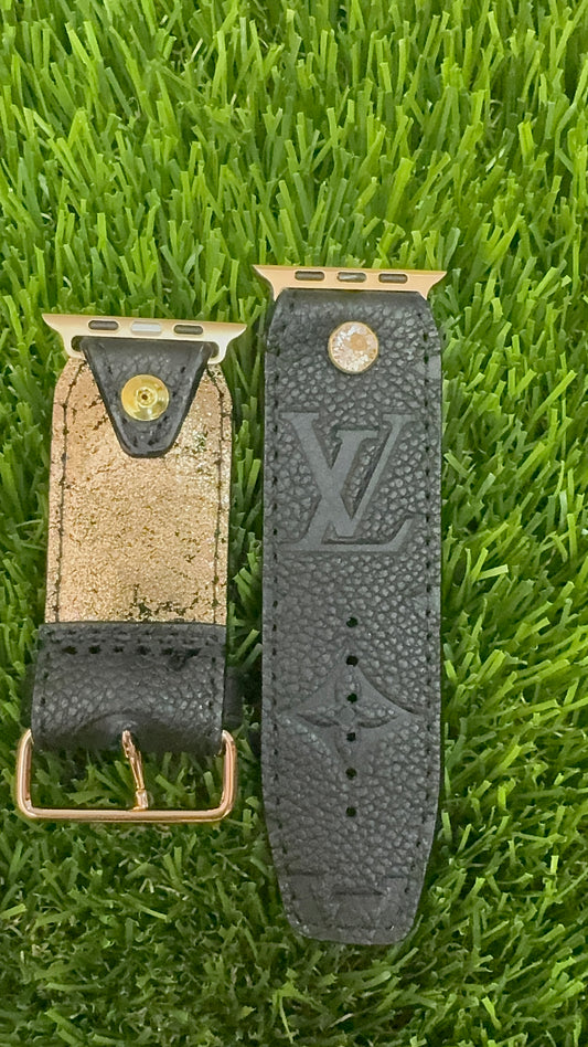 Authentic Upcycled LV Rare Black Empreinte