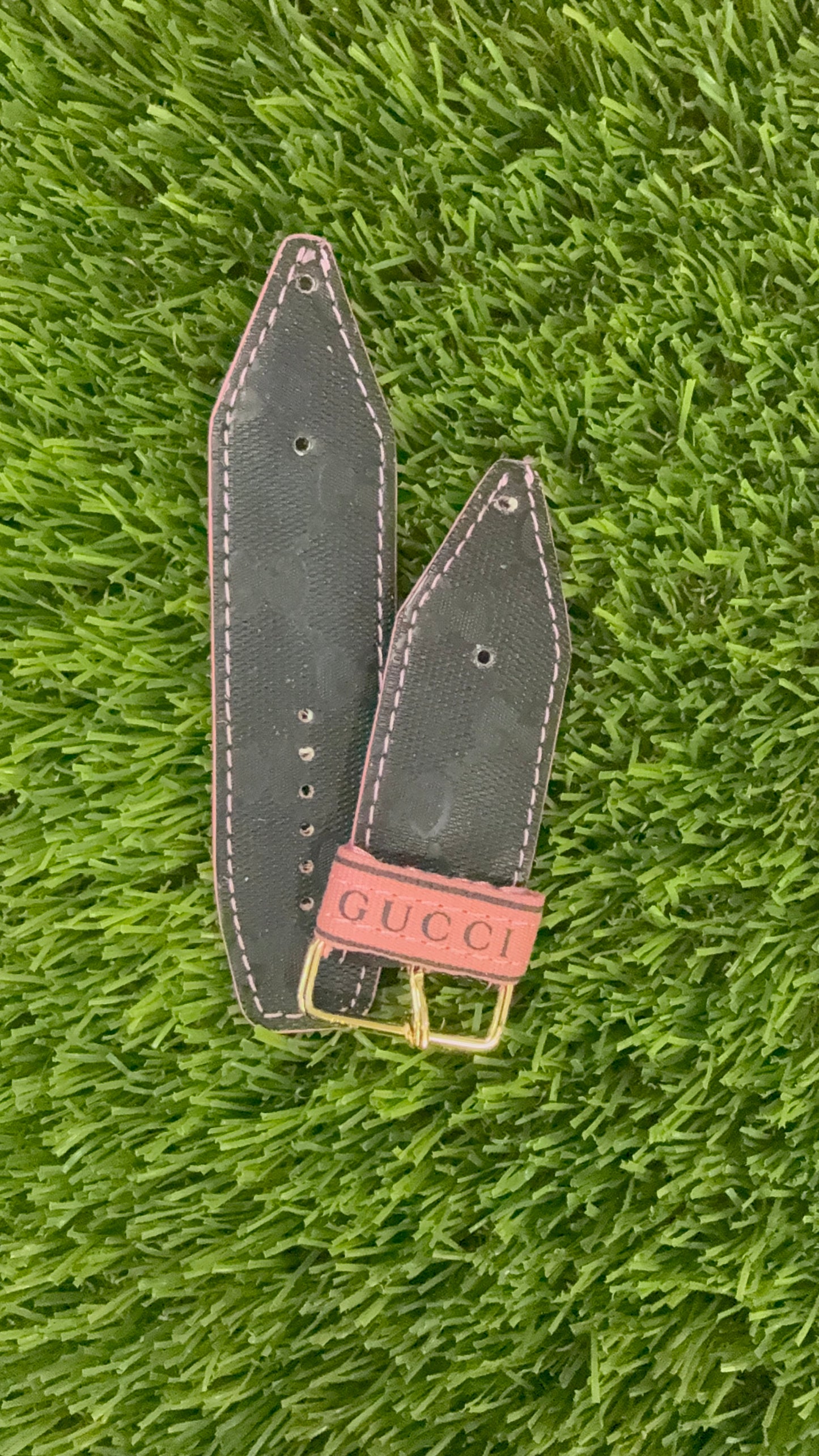 OTD-Beta-Authentic Upcycled Black GG Imprime Pink