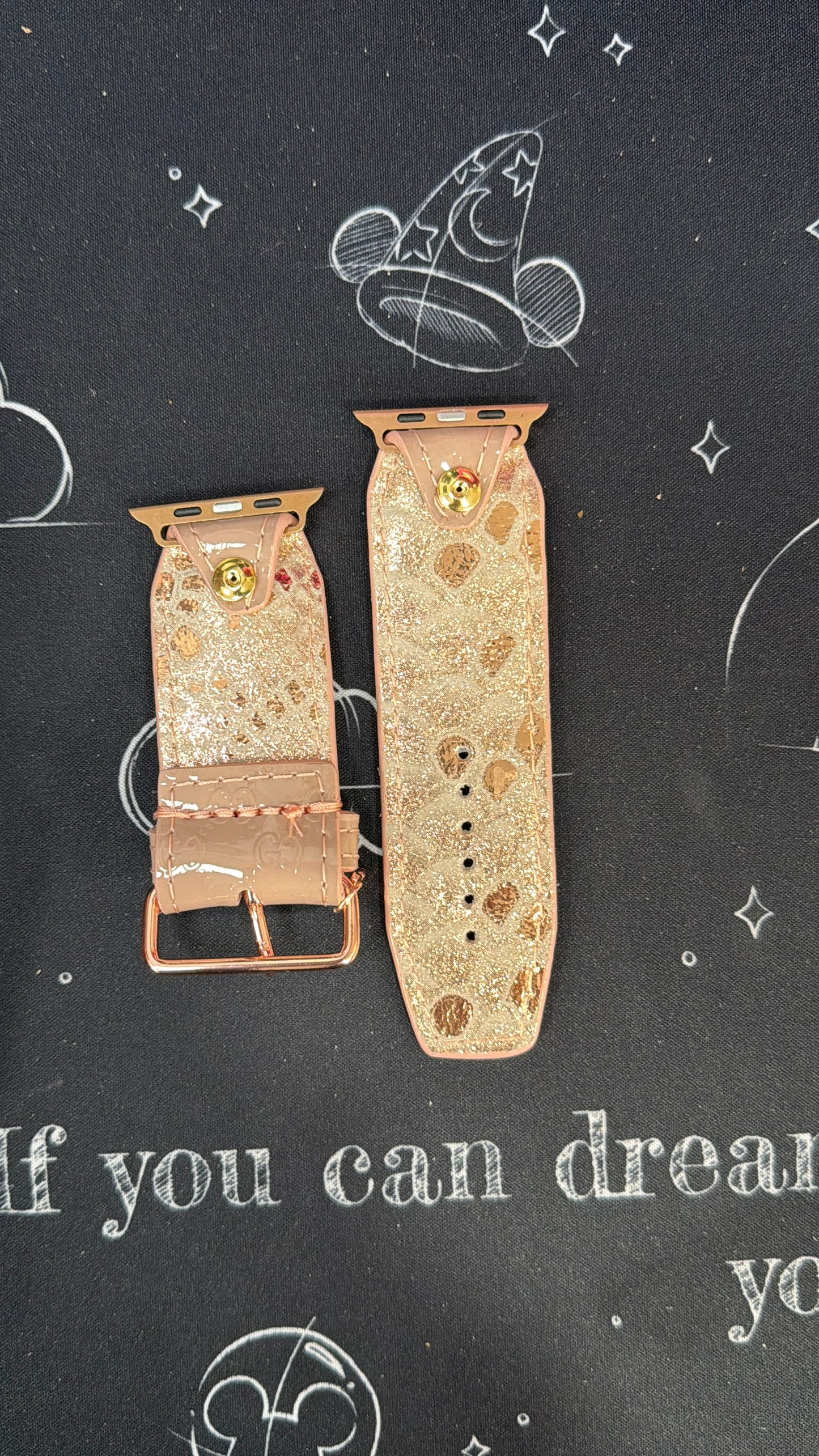 Authentic Upcycled Patent Nude Micro GG