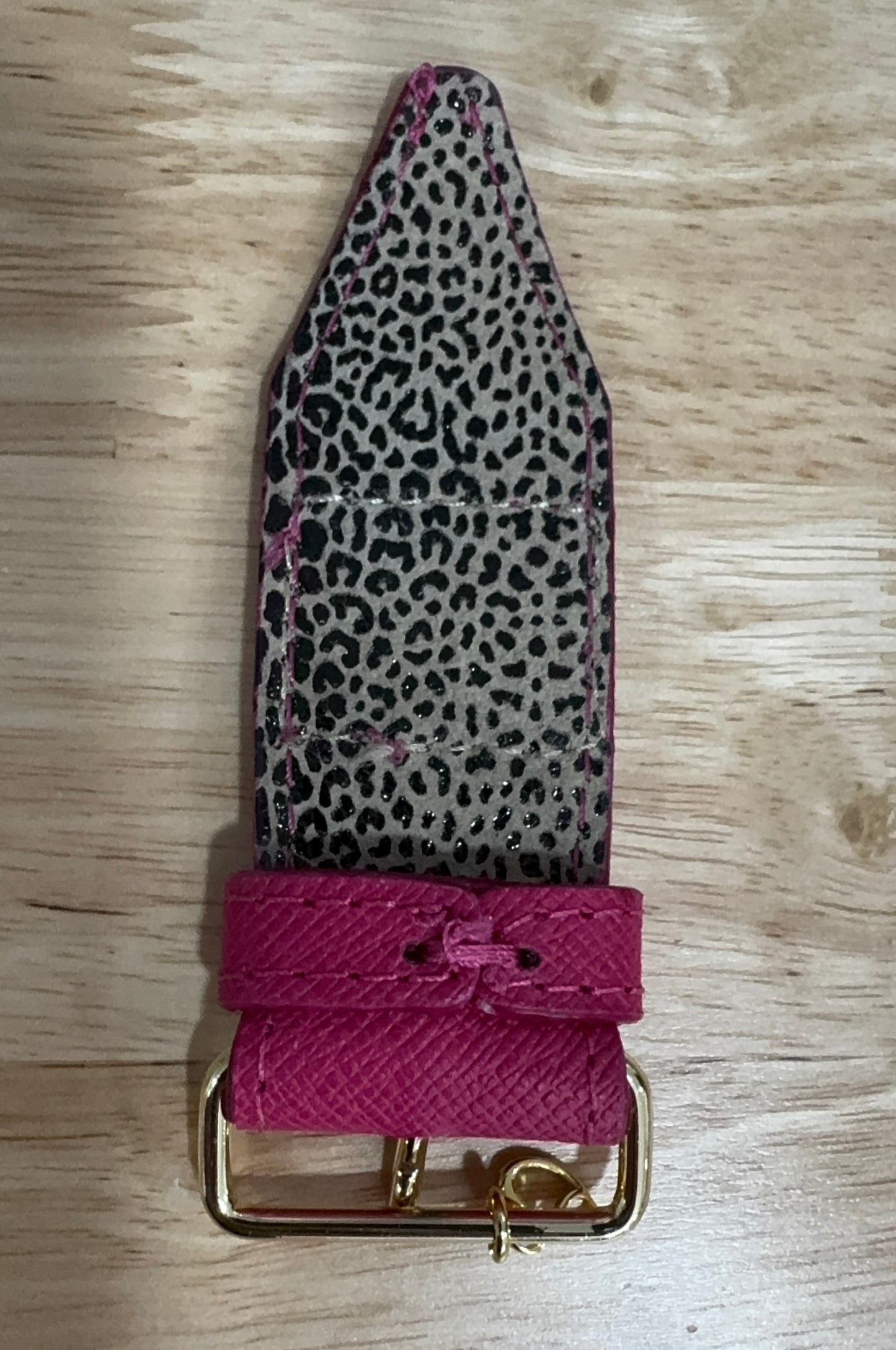 One of a Kind Hot Pink LV with Patch - Select your Size