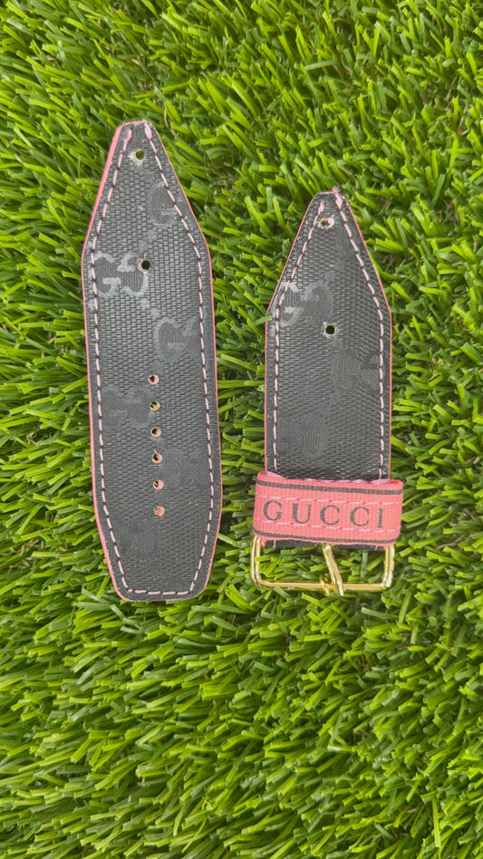 OTD-Alpha-Authentic Upcycled Black GG Imprime Pink