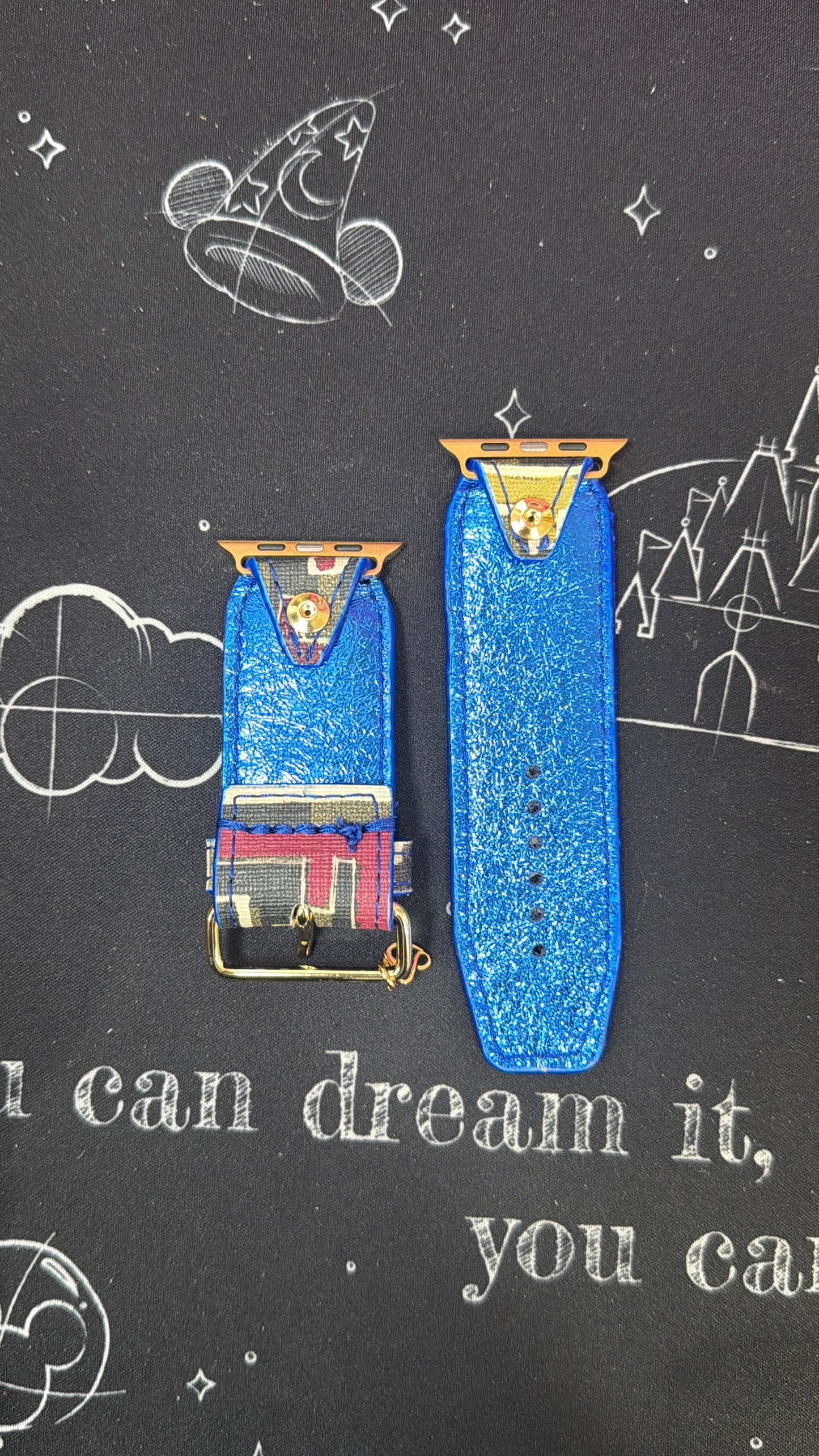 OTD-Beta-Blue-Authentic Upcycled Olive Colorful Fendi