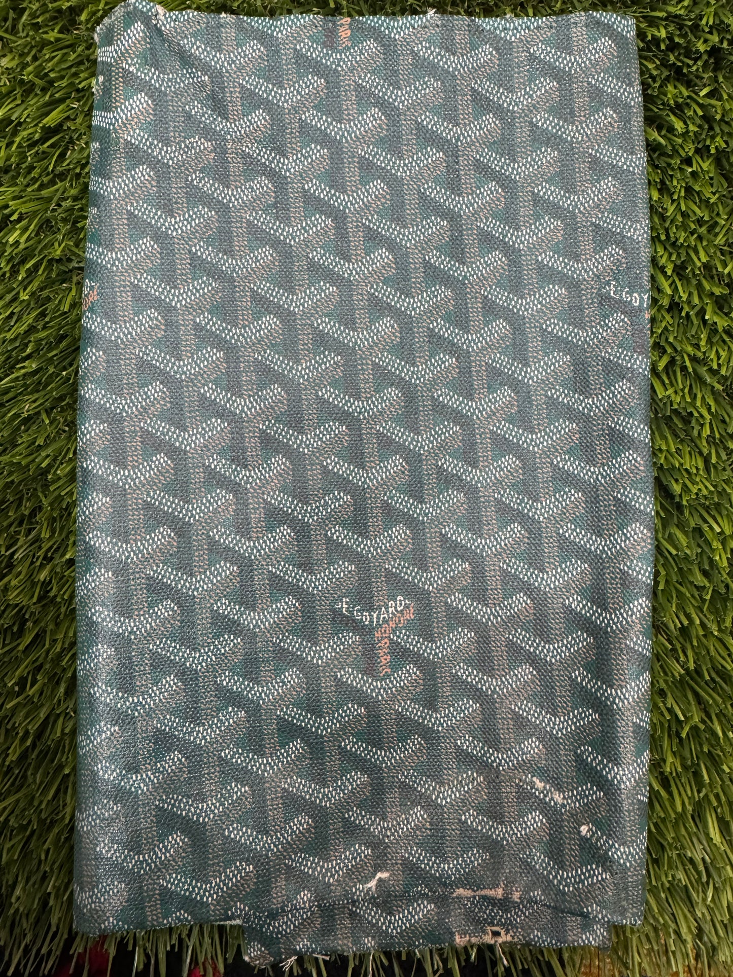 Authentic Upcycled Green Goyard