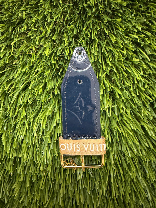 Blemished-Beta-Authentic Upcycled LV Bleu Infini (Navy) Vernis Navy edge
