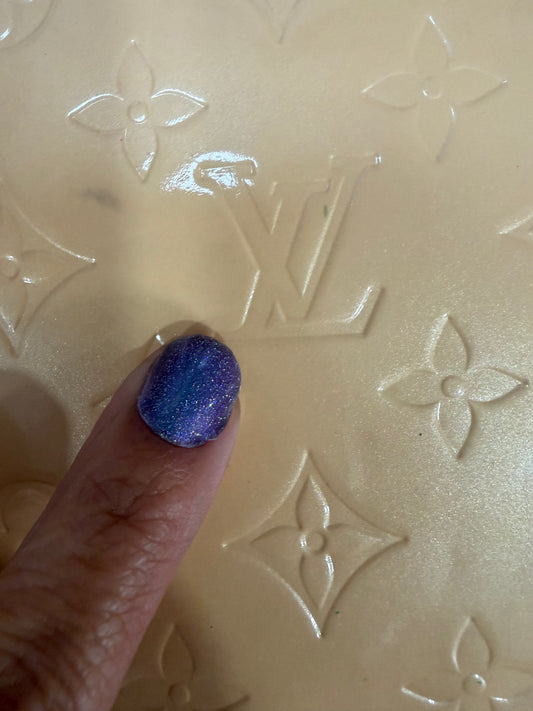 Blemished 2-Authentic Upcycled LV Marshmallow Vernis