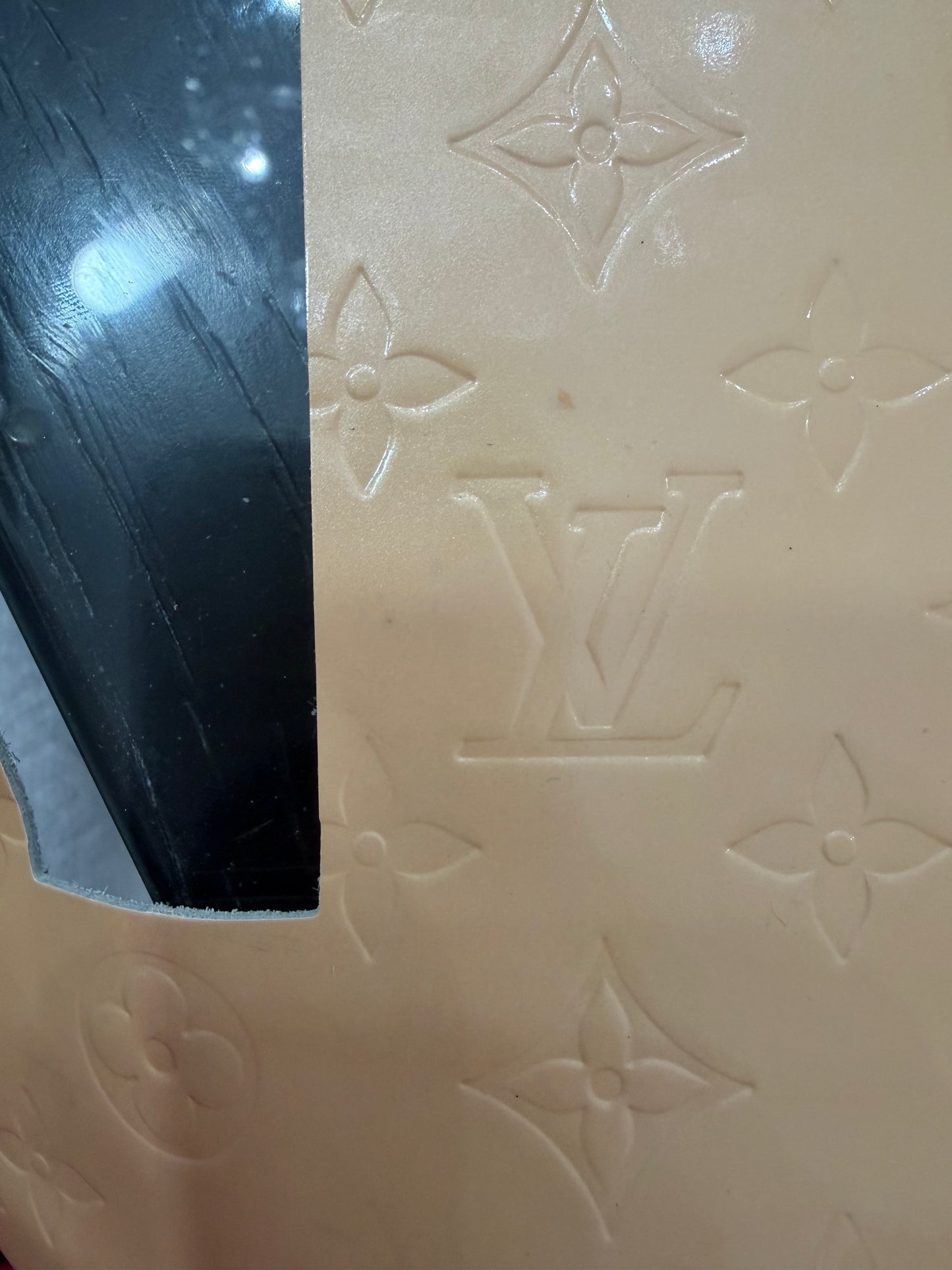 Blemished 1-Authentic Upcycled LV Marshmallow Vernis