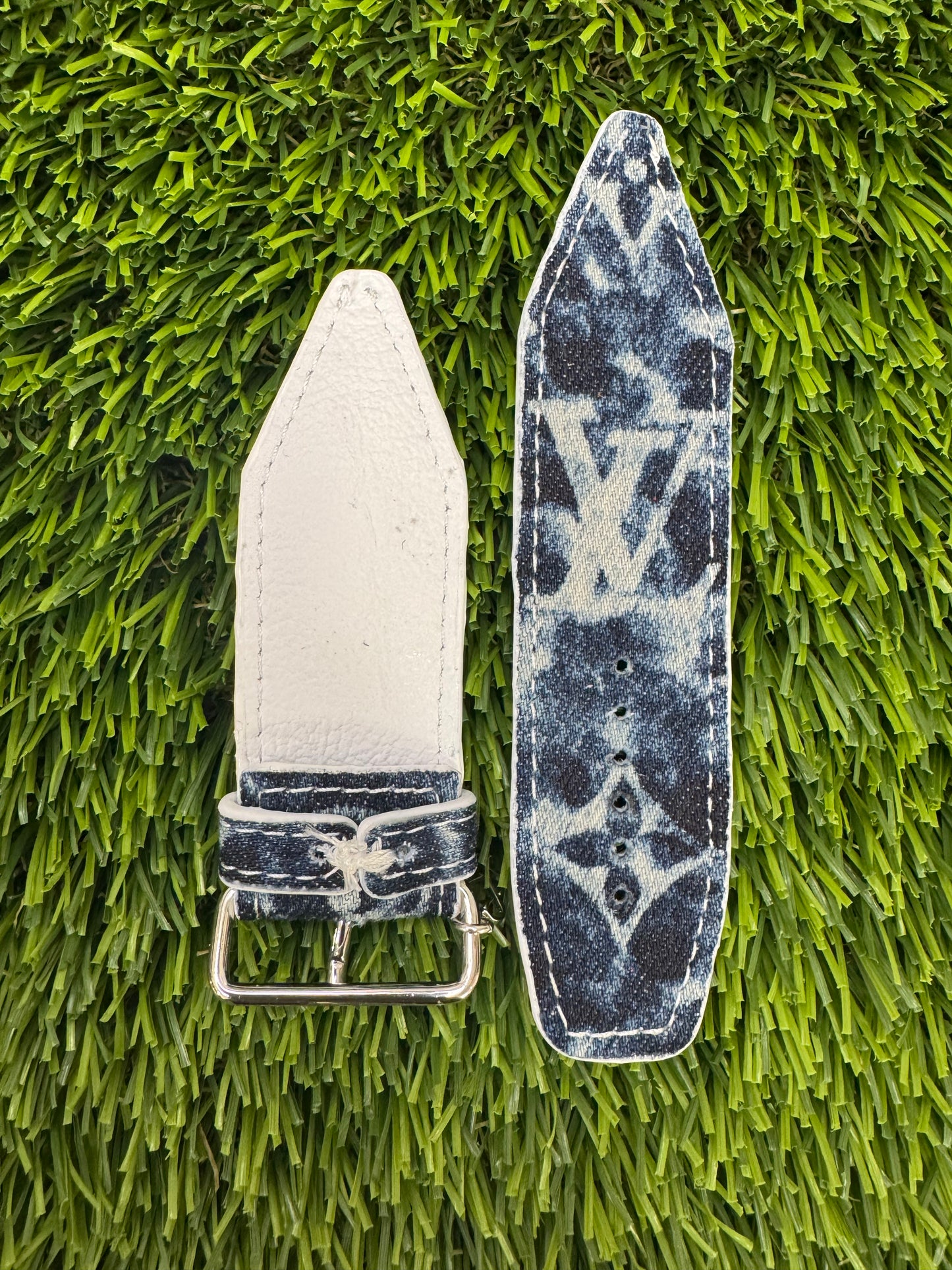 OTD-Authentic Upcycled LV Blue Denim Splash Party-Beta Sized