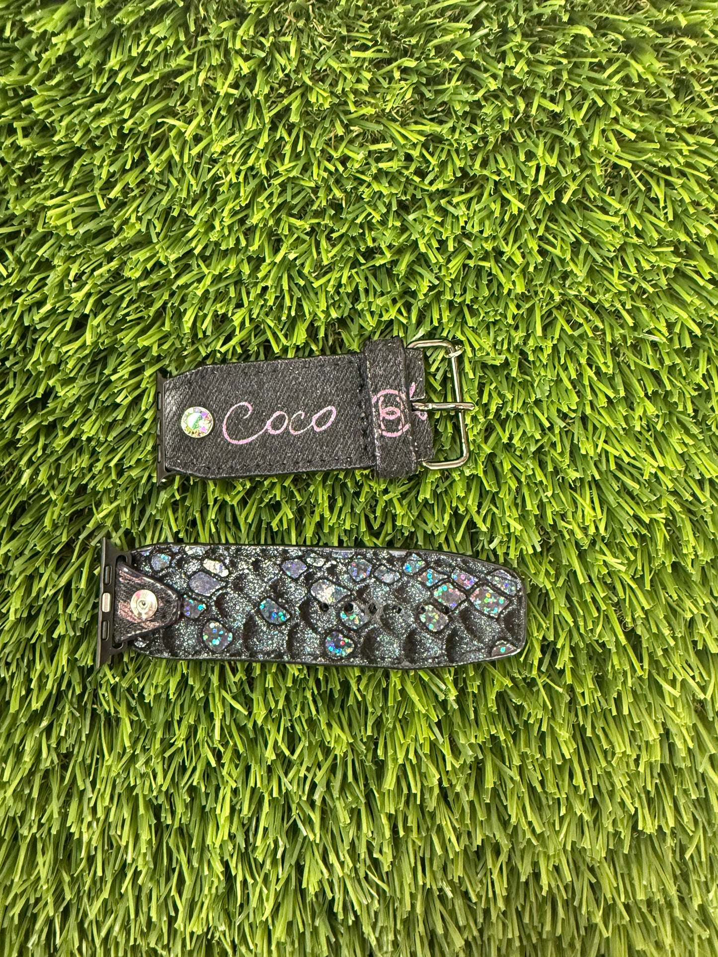 OTD- BETA-Authentic Upcycled Chanel Black Denim